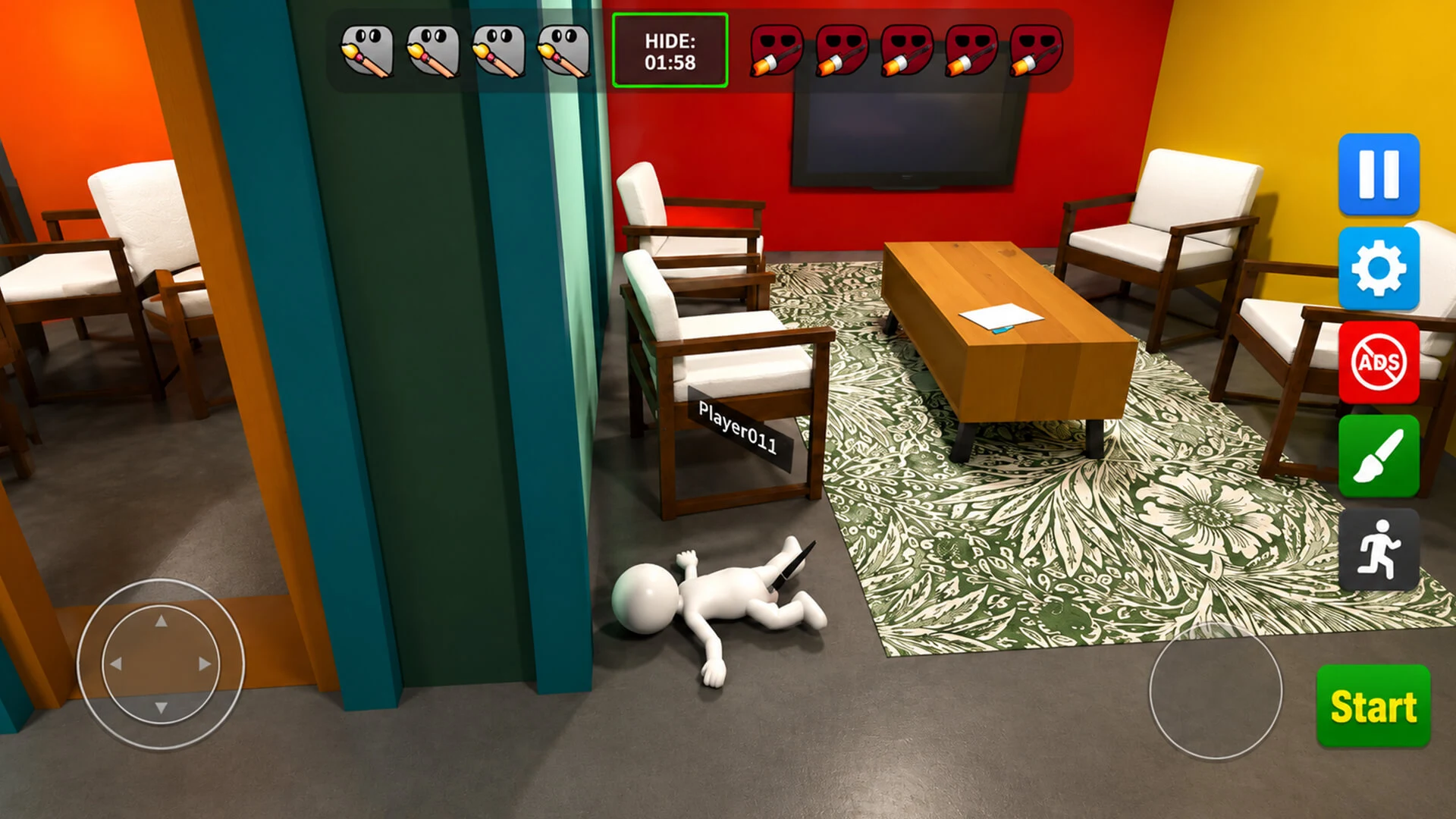 Paint Hide and Seek Game screenshot